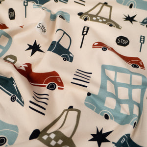 Jersey Stretch - Tygdrömmar® - Automobile - Écru