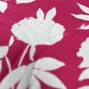 Tissu viscose création ©ikatee - Fuchsia - Rose - Prototype