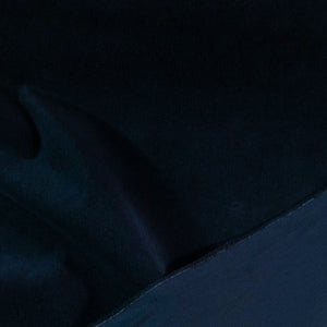 Coupon de Tissu Velours milleraies - Coton Stretch - Dark Navy