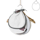 AQUARIUS baby bib sewing pattern, round shape, PDF download, easy level