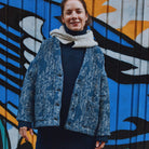 Paton de veste matelassée  jacquard femme