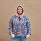 Paton de veste matelassée  réversible femme