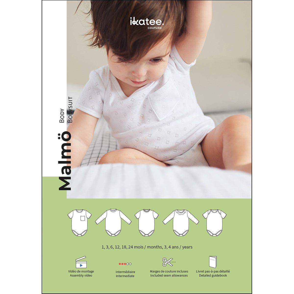 patron de couture body bébé