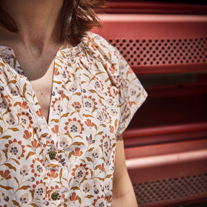 Kit blouse femme Okinawa - Babylone - Manches courtes - 32 au 52