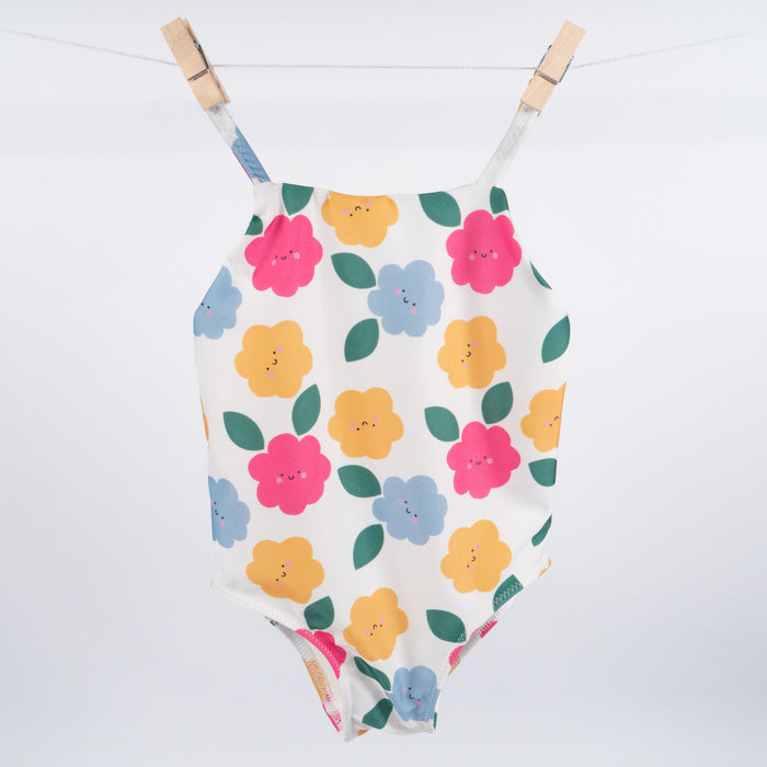 Kit maillot de bain bébé et enfant - Happy flowers