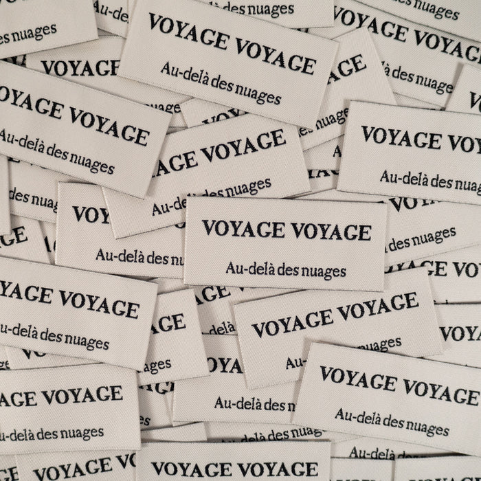 Étiquettes tissées ©ikatee - Voyage - x5