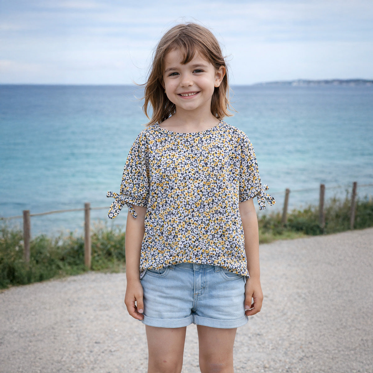 couture top pour fillette