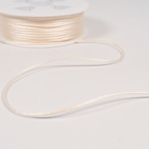 Cordon satin fin - Ecru