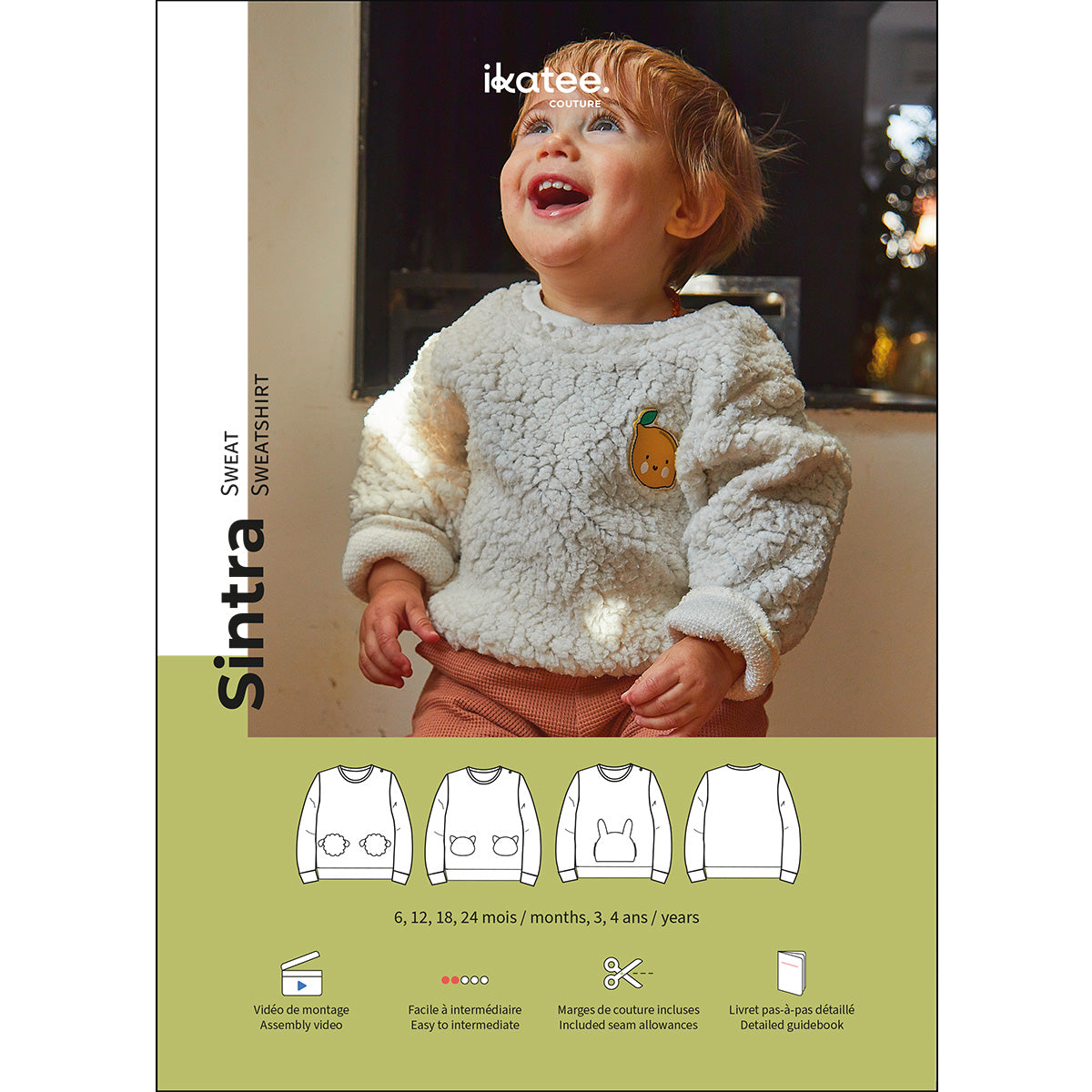 patron de couture sweat bébé
