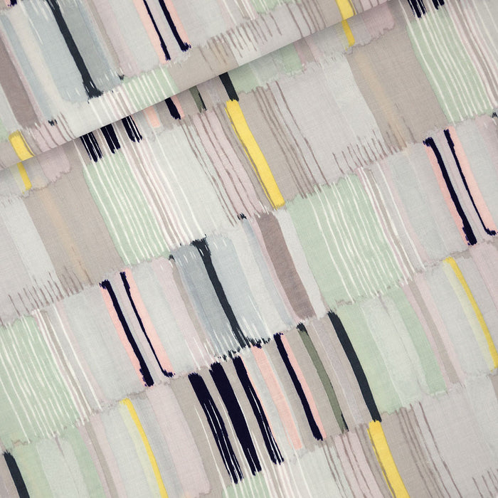 Tissu Viscose ©See You At Six - Paint strokes - Multicolore