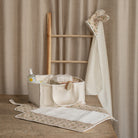 Patron accessoires de change blanc