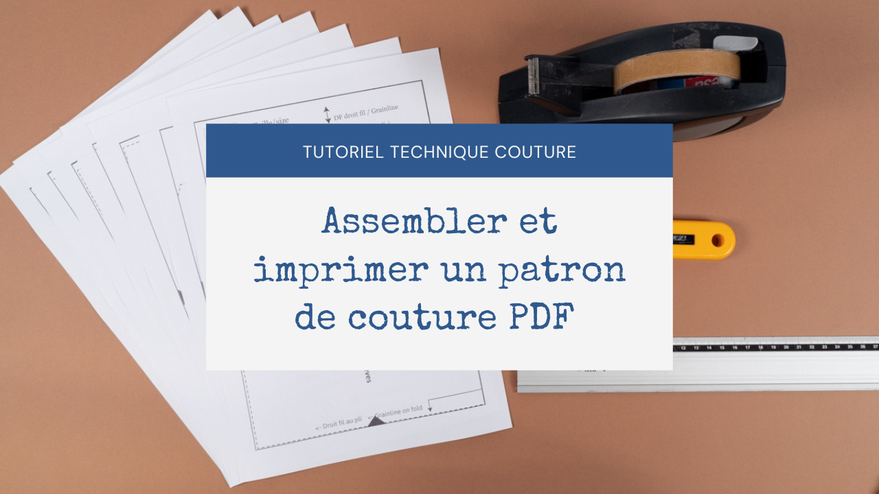 Ein PDF-Schnittmuster zusammenfügen und ausdrucken