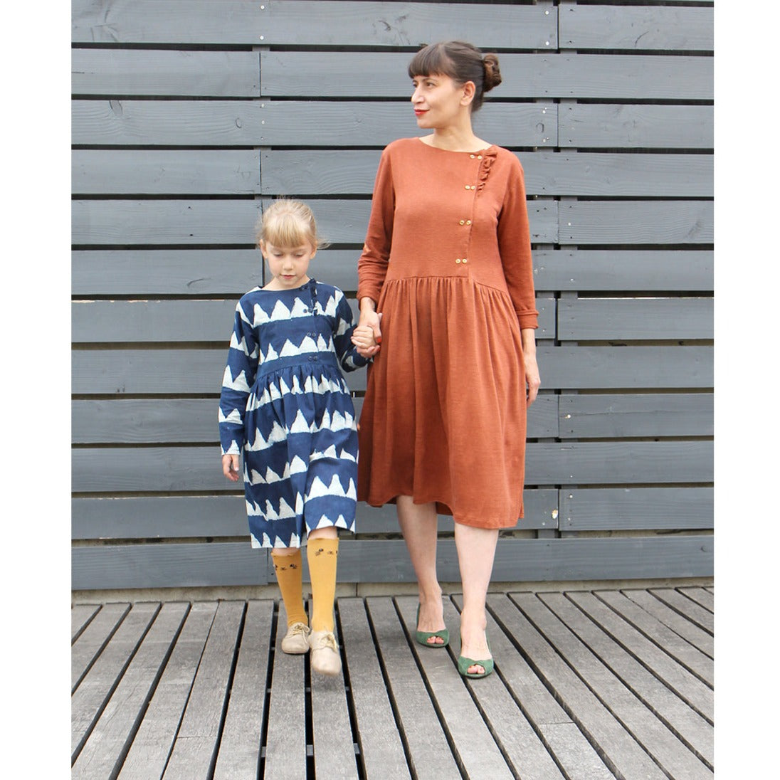 Duo de patron de blouse et robe pour femme et enfant 