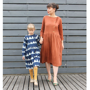 Duo femme enfant blouse et robe ELONA pochette