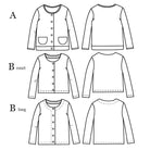 Duo de patron de gilet et veste pour femme et enfant 