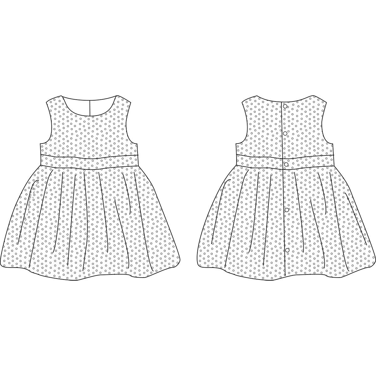 Patron de robe pour bébé