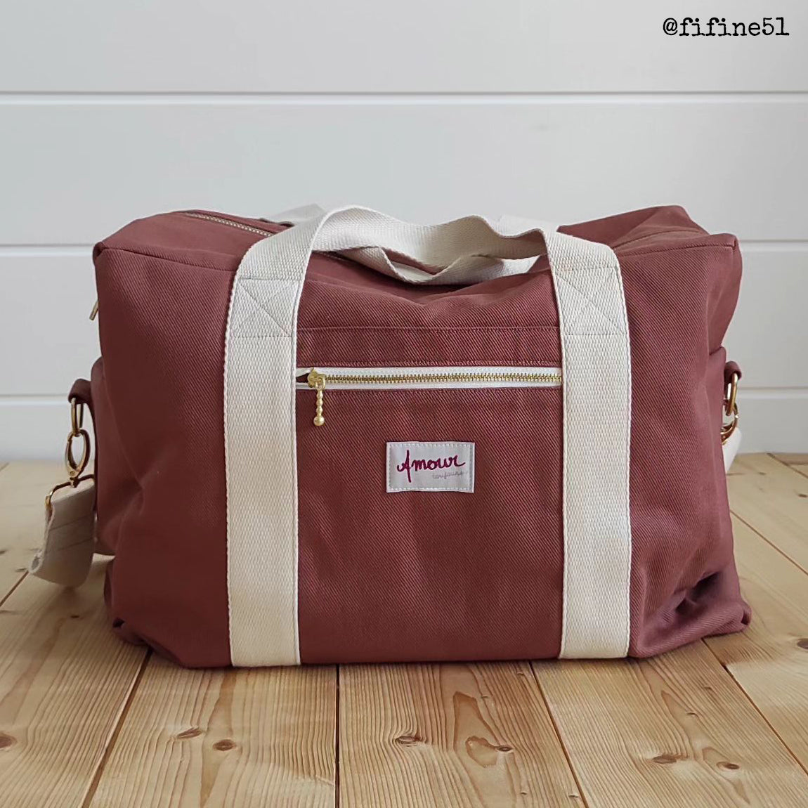 Étiquettes amour toujours sac voyage ikatee