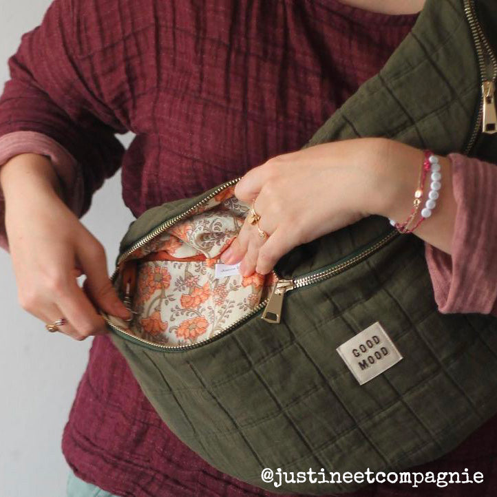 Étiquettes en tissu pour couture DIY upcycling 