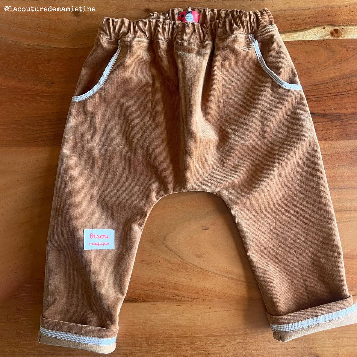 Patron pantalon sarouel bébé facile 