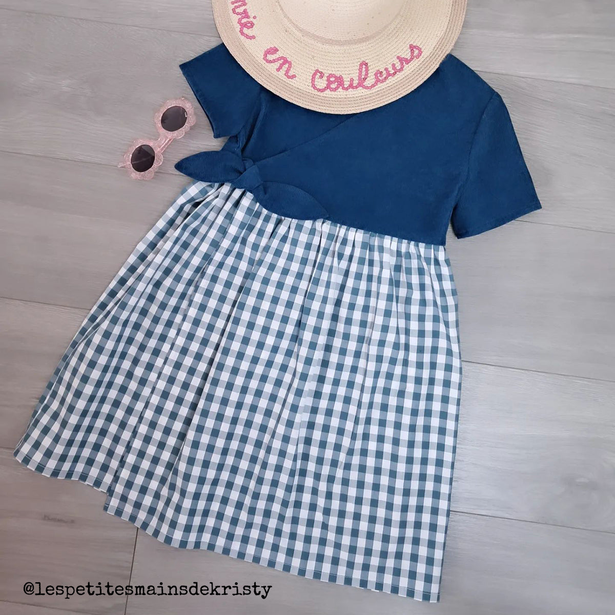 VIOLETTE Children's dress paper sewing pattern | ikatee