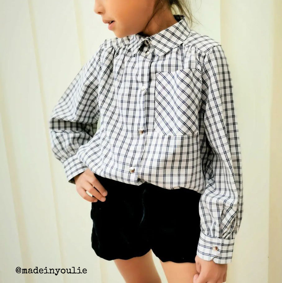 Blouse manches longues pour femme et enfant DIY