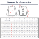 Gilet à ouverture dorsale pour femme et enfant DIY