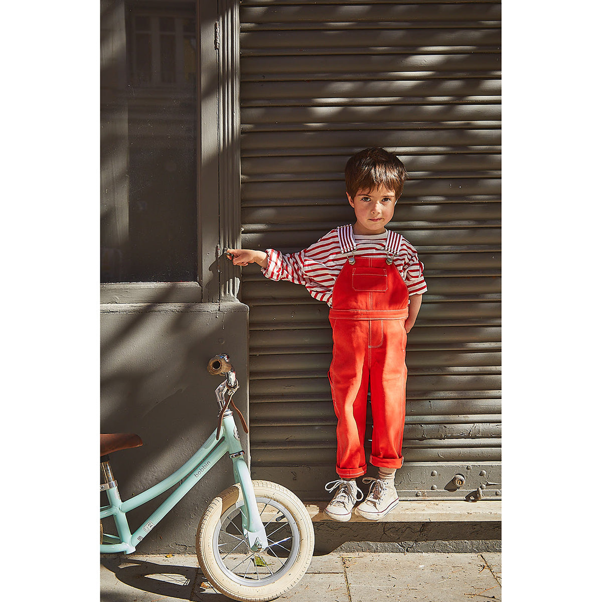 Couture de salopette pour mère et enfant