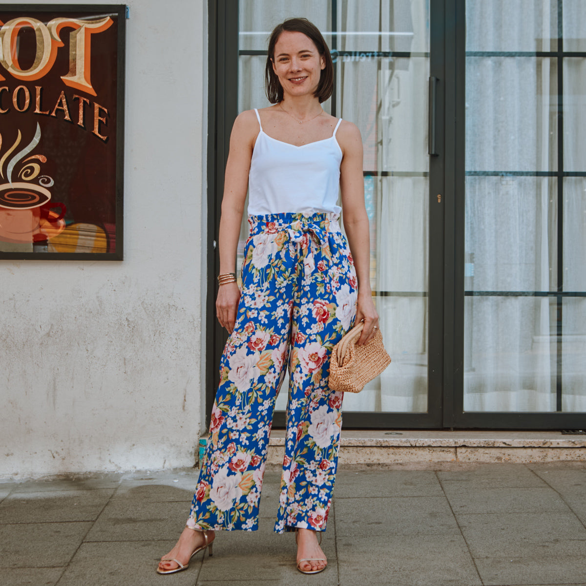 Pantalon Singapour pour femme en viscose Riviera, vue de face