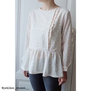Duo femme enfant blouse et robe ELONA pochette