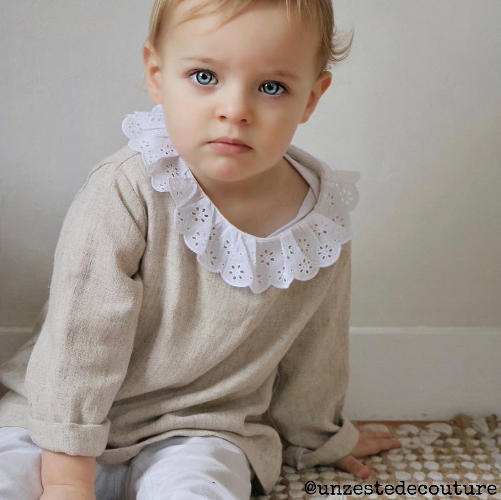 Blouse manches longues pour bébé DIY