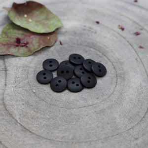 Boutons Classic Mat (à l'unité) - Black