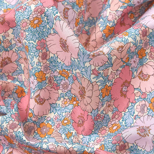 Tissu Liberty MEADOW SONG - Rose et Parme