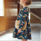 Tissu French terry robe Helsinki kids