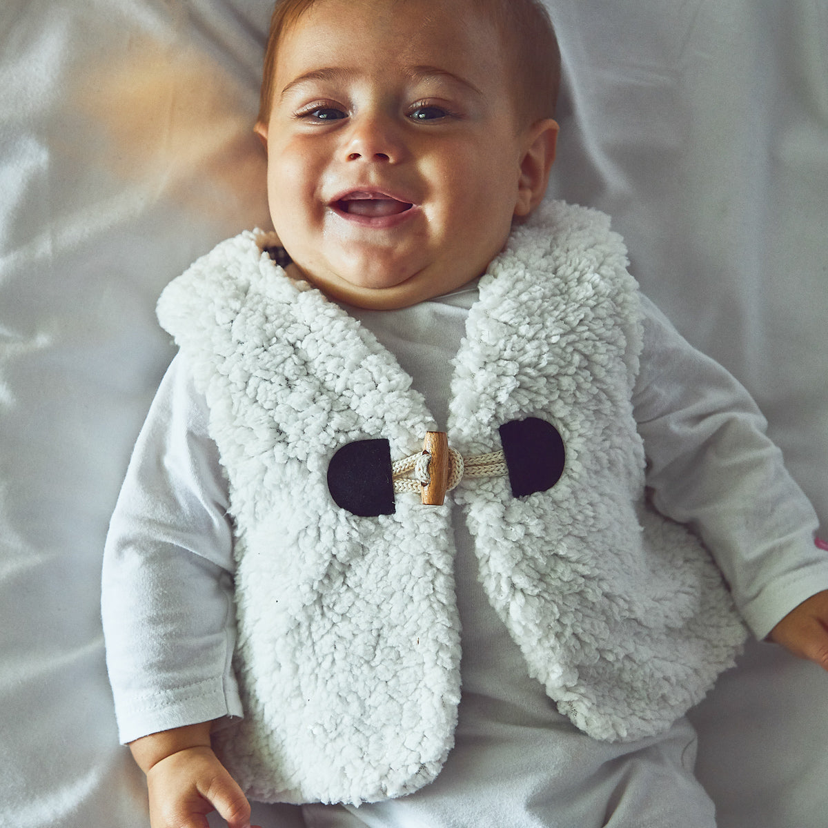 Gilet sans manches bebe clearance