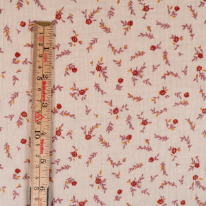 Tissu double gaze - JANET - Écru