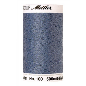Fil à coudre Mettler 500m - 350 - Bleu gris