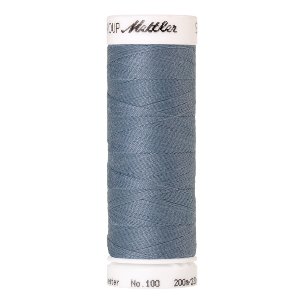 Fil à coudre Mettler 200m - 1342 - Bleu gris
