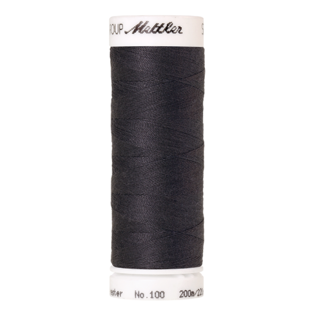 Fil à coudre Mettler 200m - 1452 - Gris anthracite