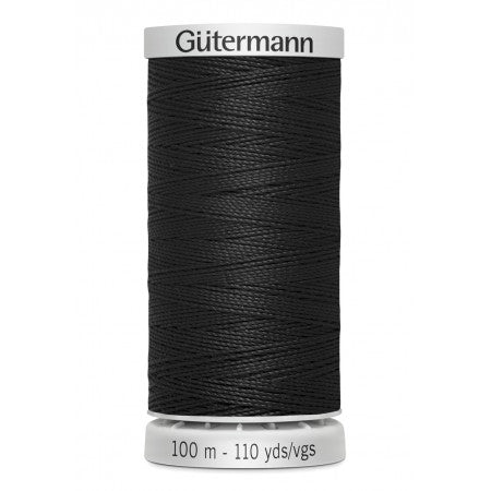 Fil à coudre Gütermann 100m - Extra-fort - Noir