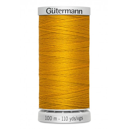 Fil à coudre Gütermann 100m - Extra-fort - Jaune moutarde