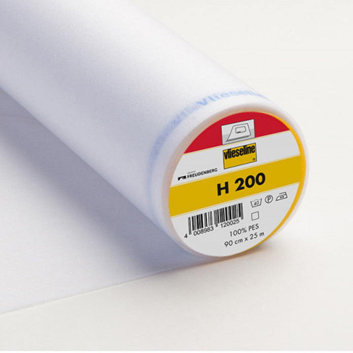 Entoilage Thermocollant Vlieseline H250 - 100x90 Cm - Pour Renforcer Cols, Poignets, Sacs - Rigide Et Facile à Poser - 10