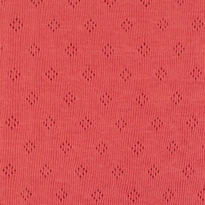 Maille ajourée - Corail