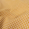 Tissu Vichy mini carreaux - Jaune soleil