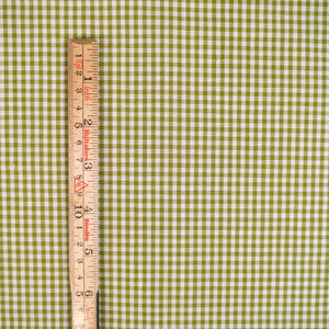 Tissu Vichy mini carreaux - Vert Pomme