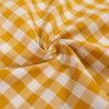 Medium checkered Vichy fabric - Sun yellow