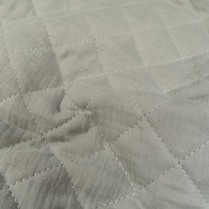 Tissu Double gaze matelassée - Vert d'eau