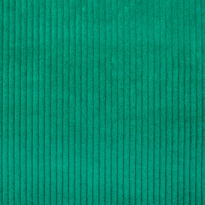 Tissu Velours - Grosses côtes 4w - Vert Emeraude