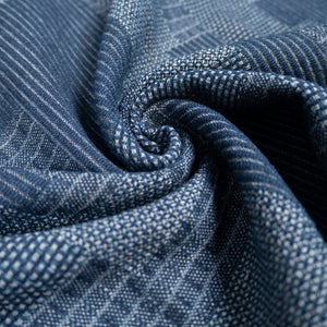 Tissu Jean épais jacquard- Bleu foncé
