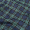 Tissu flanelle carreaux - Tartan - Bleu/vert