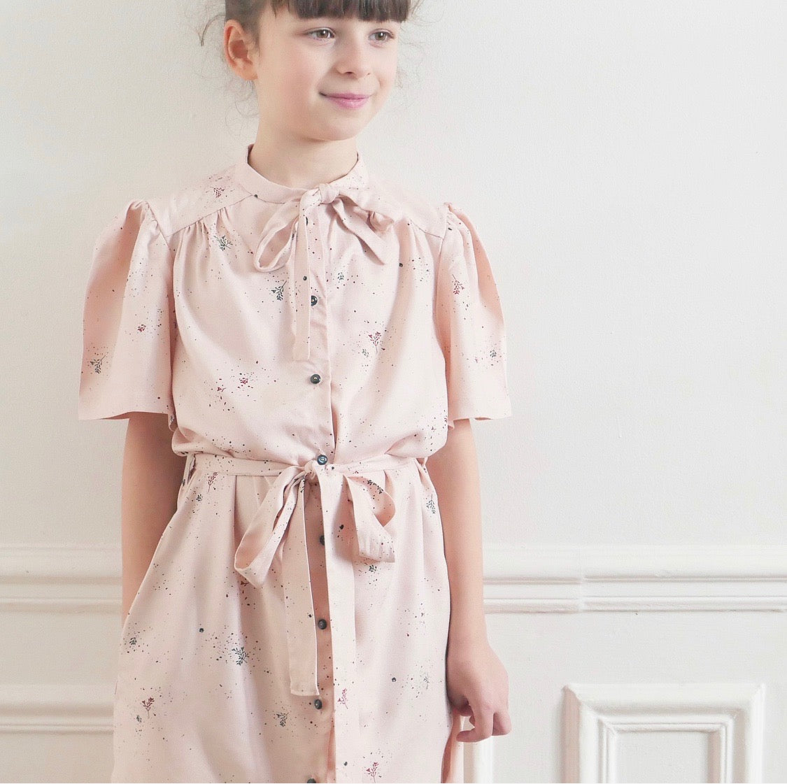 Couture de blouse et robe pour femme et enfant 